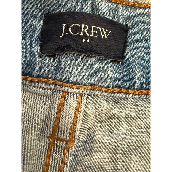 J. Crew Factory High-Rise Midlength Denim Short In Harbor Wash XL - Picture 2 of 6